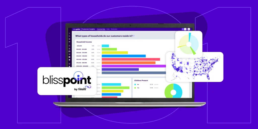 preview of blisspoint by tinuiti customer insights dashboard