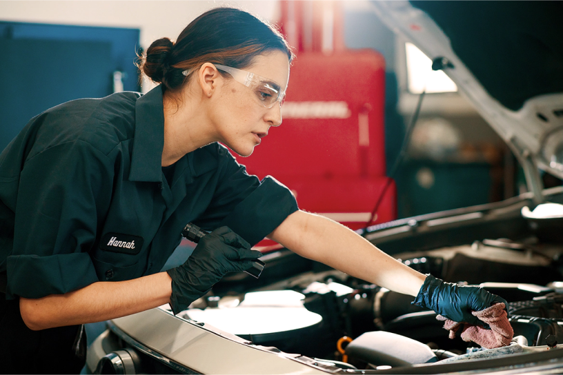 female mechanic