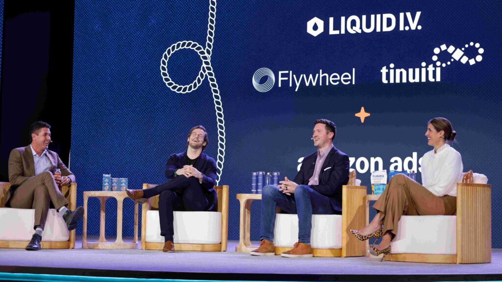 Tinuiti Flywheel Liquid IV panel at Amazon Unboxed 2025