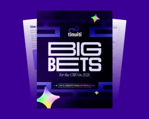 Tinuiti's Big Bets Guide 2026 report cover