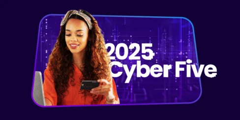 person shopping online during black friday and cyber monday