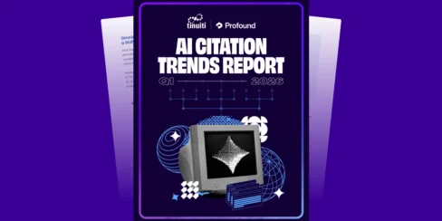 cover of Tinuiti's AI Citation Trends Report