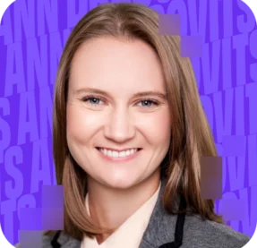 woman smiling at the camera