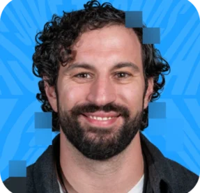 man smiling at the camera