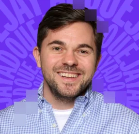 man smiling at the camera