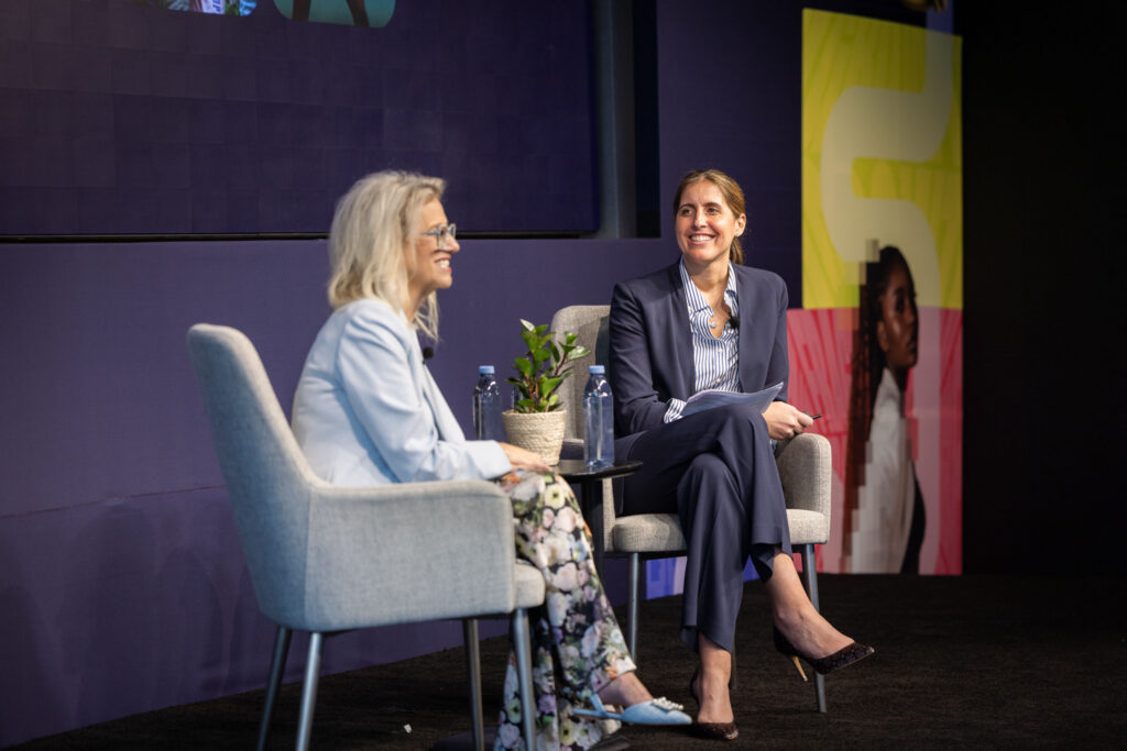 Marisa Thalberg and Diana DiGuido at Tinuiti Live 2026
