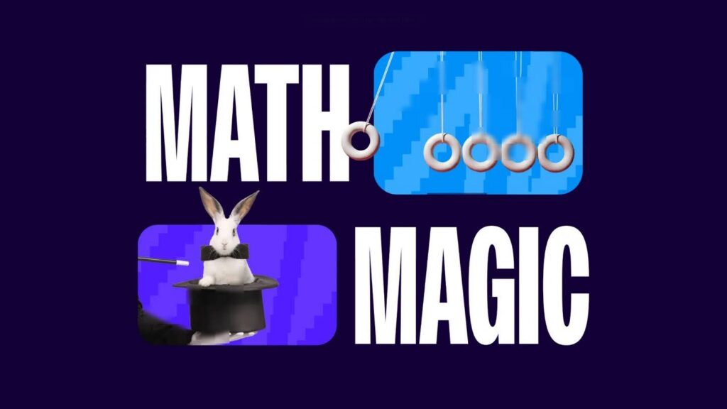 math magic with rings and rabbit in a hat imagery