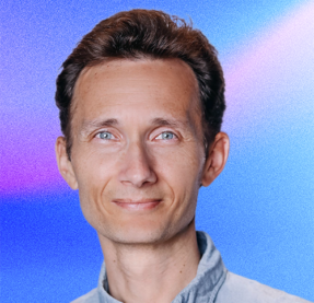 man smiling at the camera