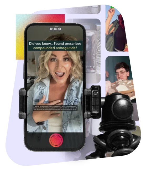 UGC example in iphone and video camera