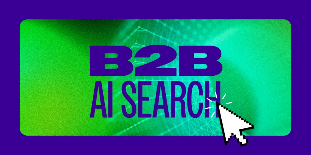 b2b AI search