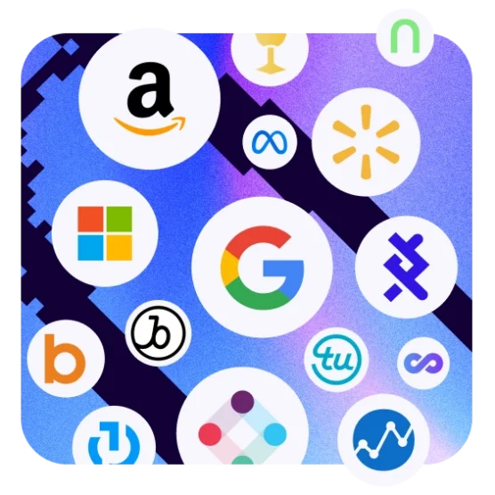 collage of logos