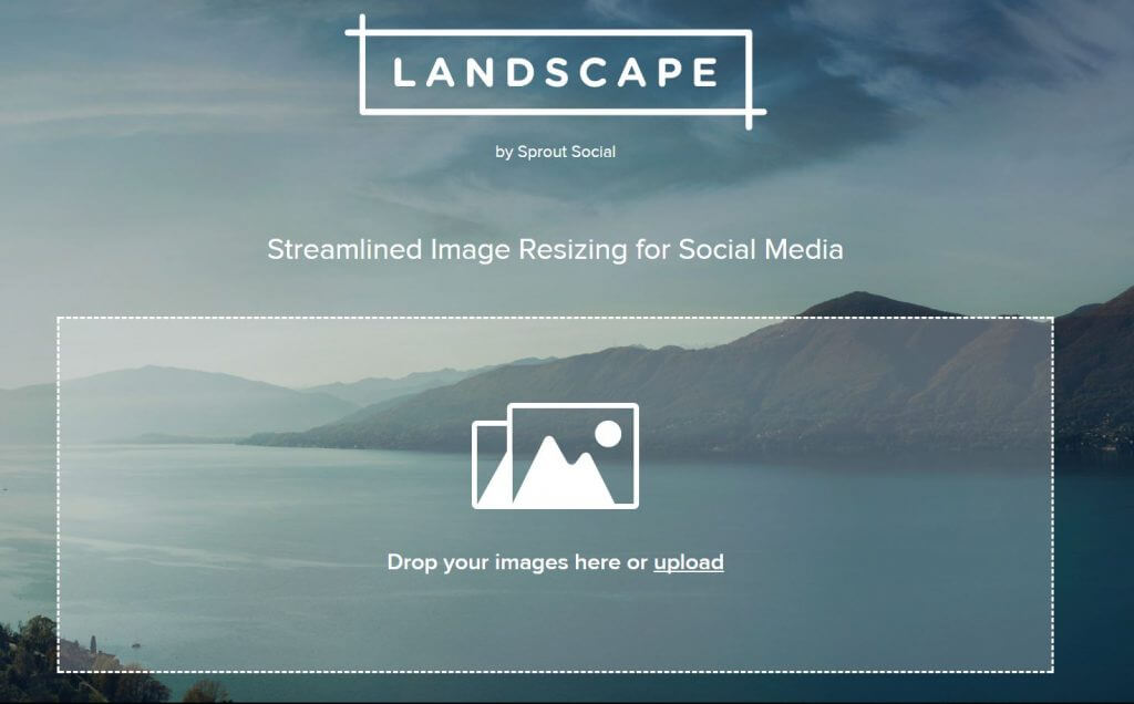 landscape for image resizing
