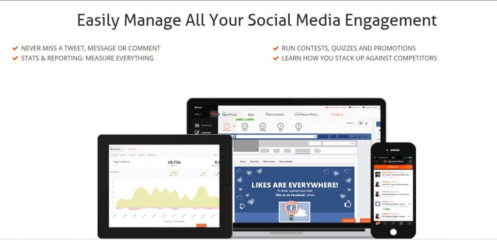agorapulse social media management platform