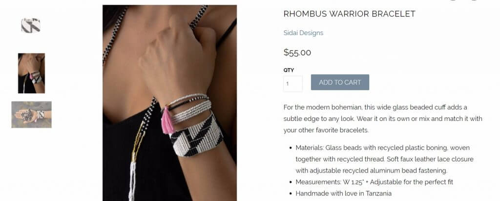 rhombus-warrior-bracelet-fair-trade-shop-slate-and-salt