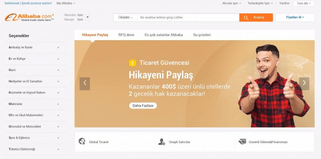 turkish-alibaba-site-home-page