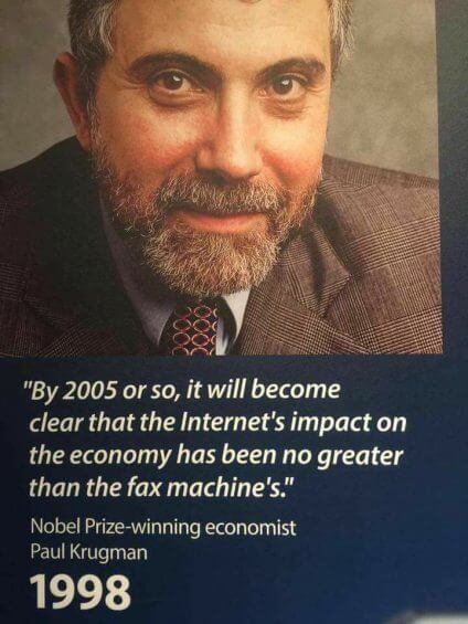 paul krugman internet quote